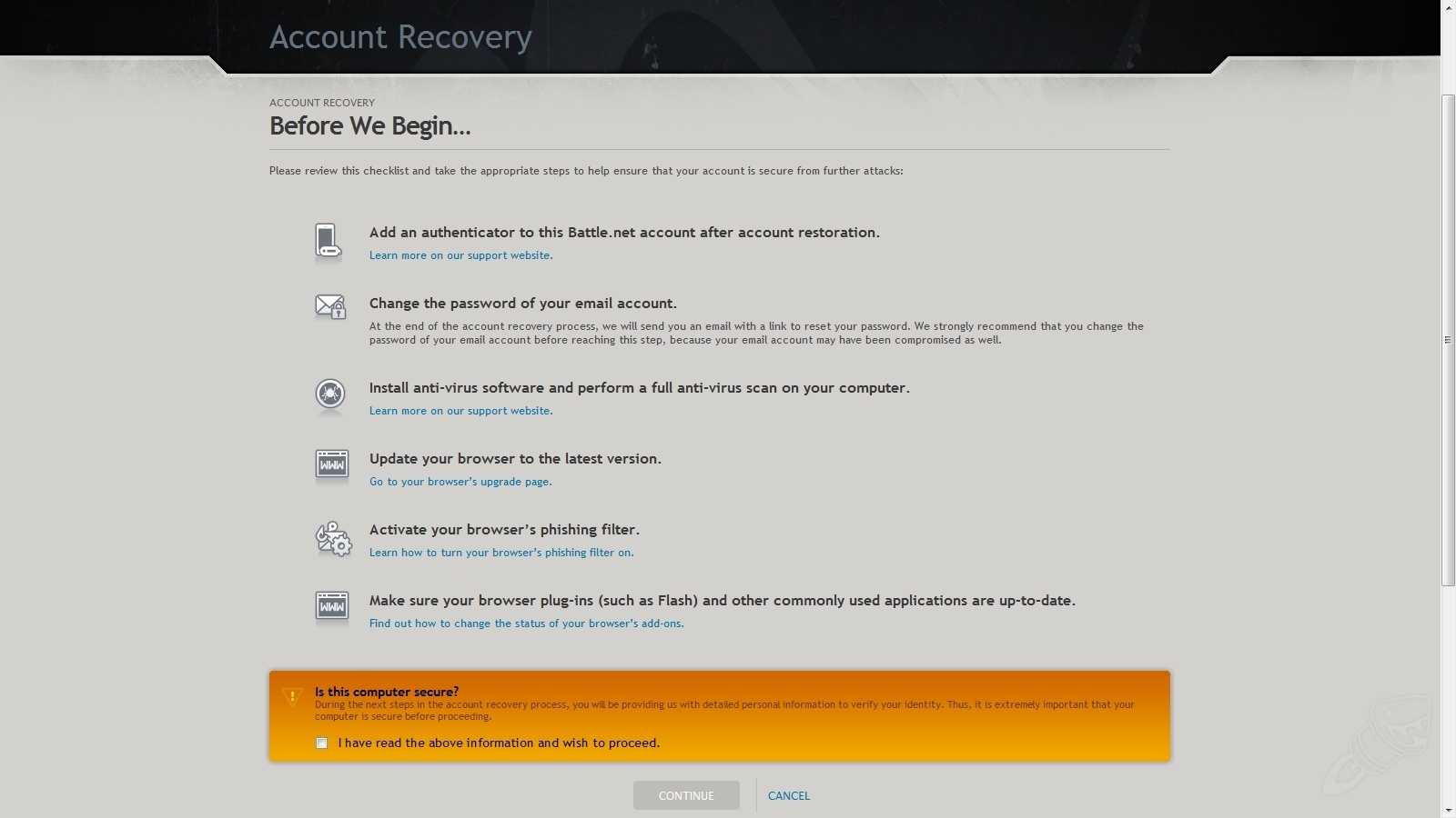 Blizzard Introduces Automated Account Recovery - Wowhead News