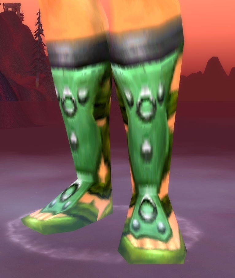 Unyielding Footwraps Item World of Warcraft