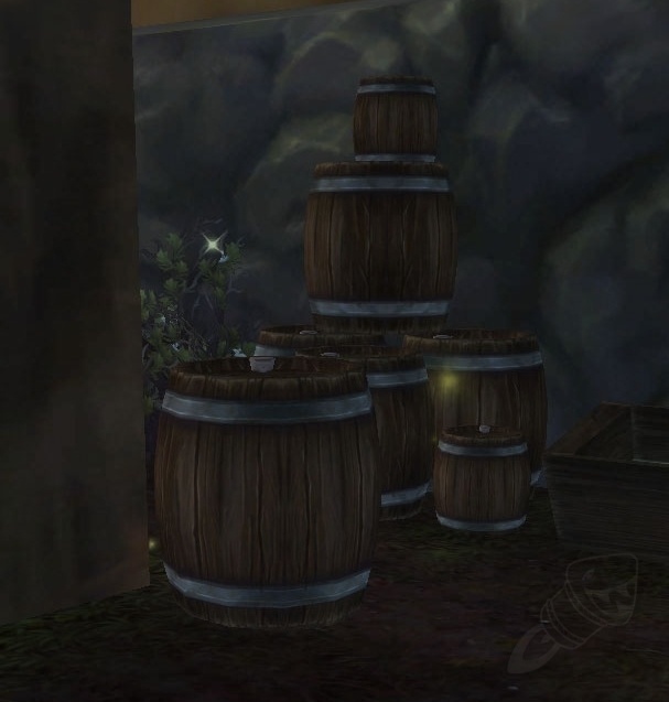 Black Gunpowder Keg Object World of Warcraft