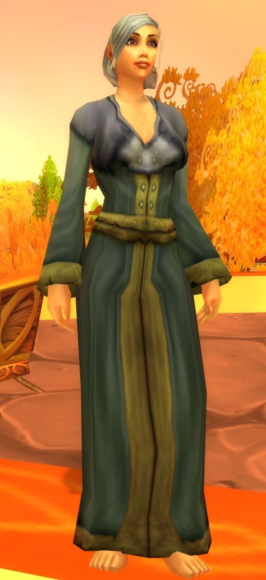 woolen gown