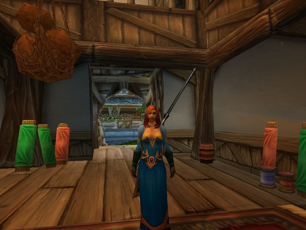 Blue Linen Robe Spell World of Warcraft