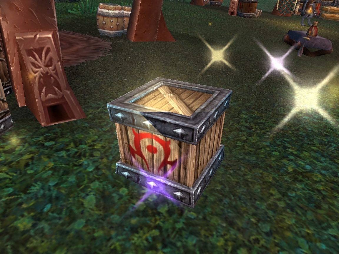 Orc Crate NPC World of Warcraft