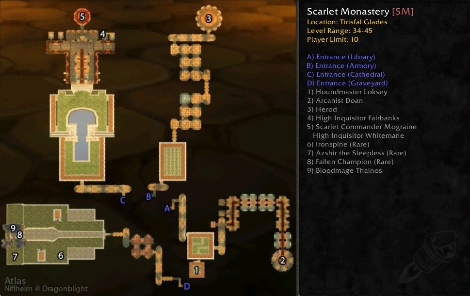 oud Plaats Ongemak Scarlet Monastery Dungeon Strategy Guide - WoW Classic Season of Mastery -  Wowhead