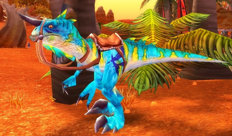Turquoise Blue Raptor Raptor turquoise - PNJ - World of Warcraft Classic