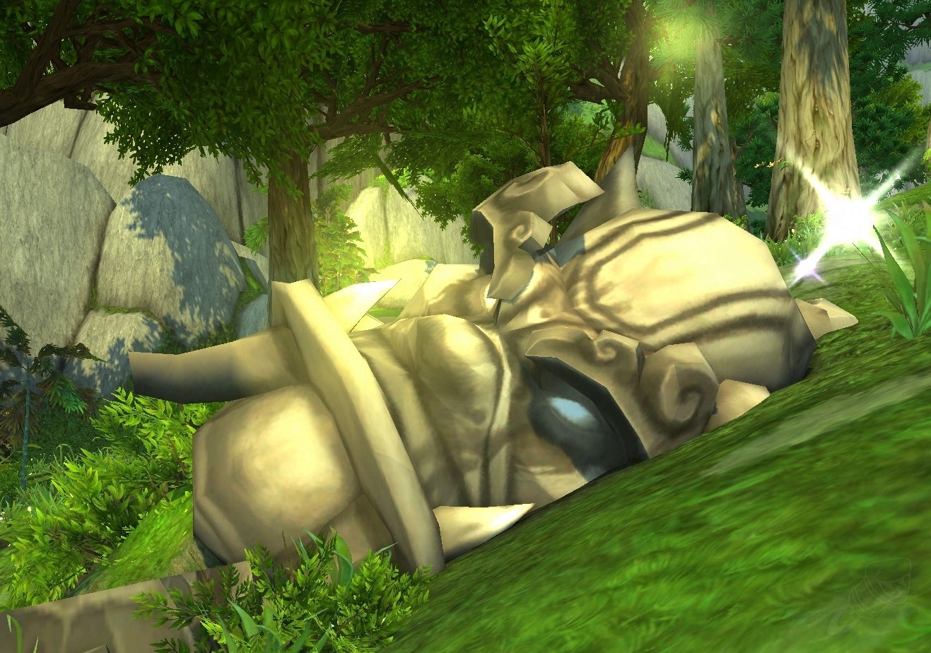 Ancient Statue Head Object World of Warcraft