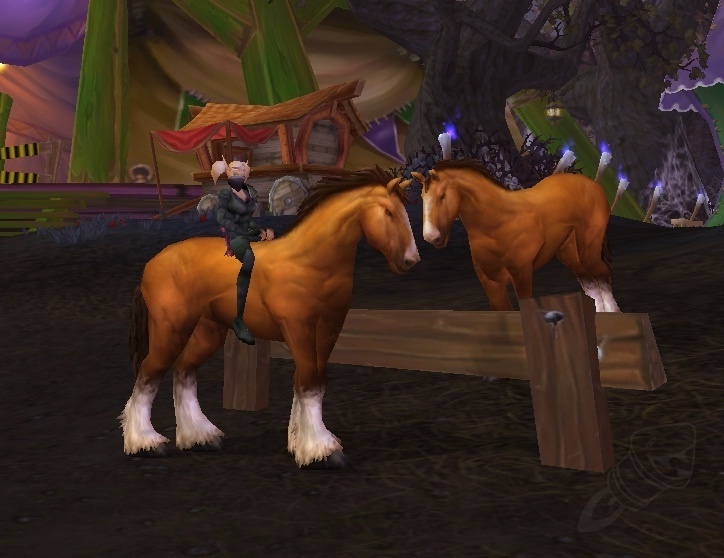 War Party Hitching Post WoW TCG Loot Card