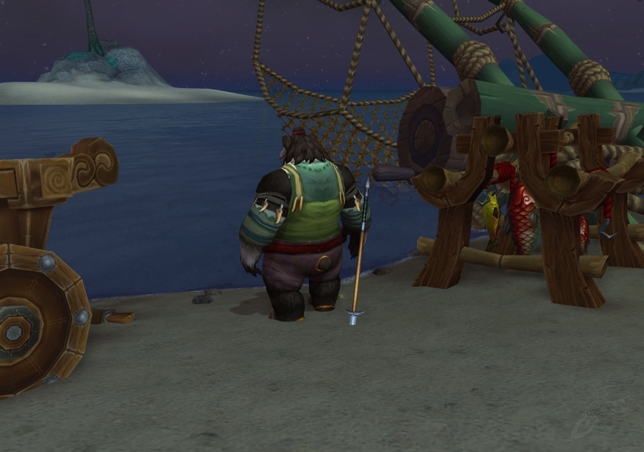 Pandaren Fishing Spear - Object - Mists of Pandaria Classic Pandaren Fishing Spear - Object - Mists of Pandaria Classic