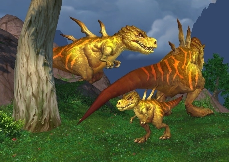 Young Primal Devilsaur NPC World of Warcraft