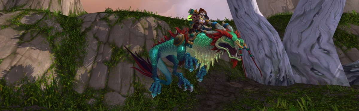 Обзор фазы 1 в Mists of Pandaria Classic 36 Пандарен верхом на облачном змее