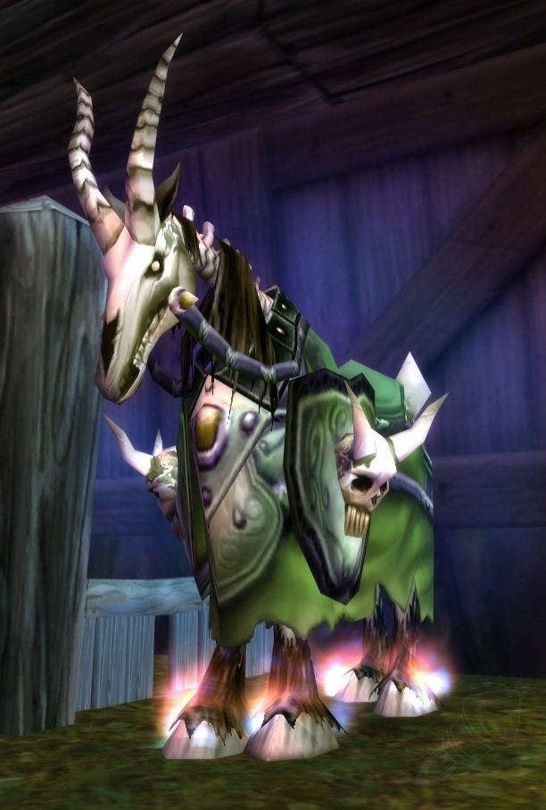 Green Skeletal Warhorse NPC World of Warcraft