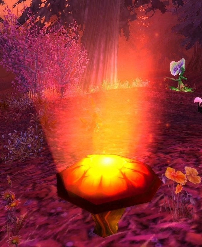Blood Mushroom Object WotLK Classic