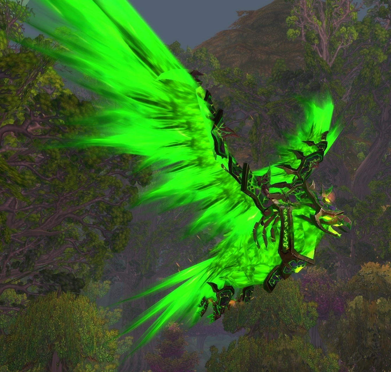 green fire hawk mount