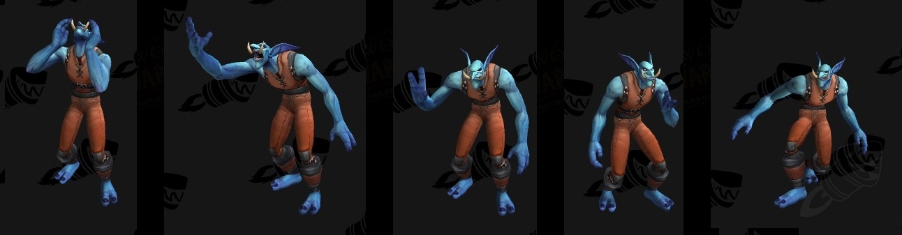 warlords of draenor character models troll