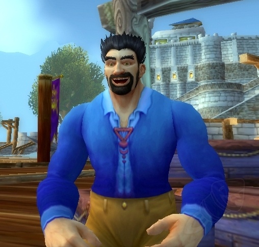 humor mobile death Blue Linen Shirt - Item - World of Warcraft