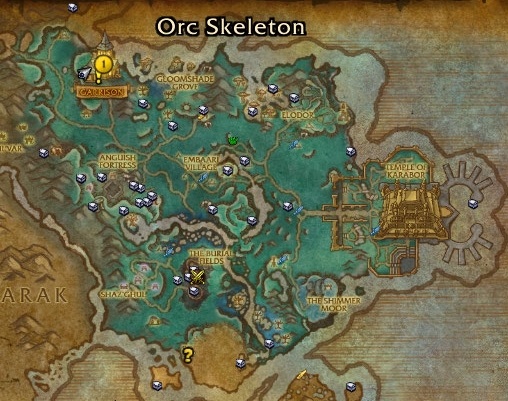 Mapa do Tesouro de Gorgrond - Item - World of Warcraft