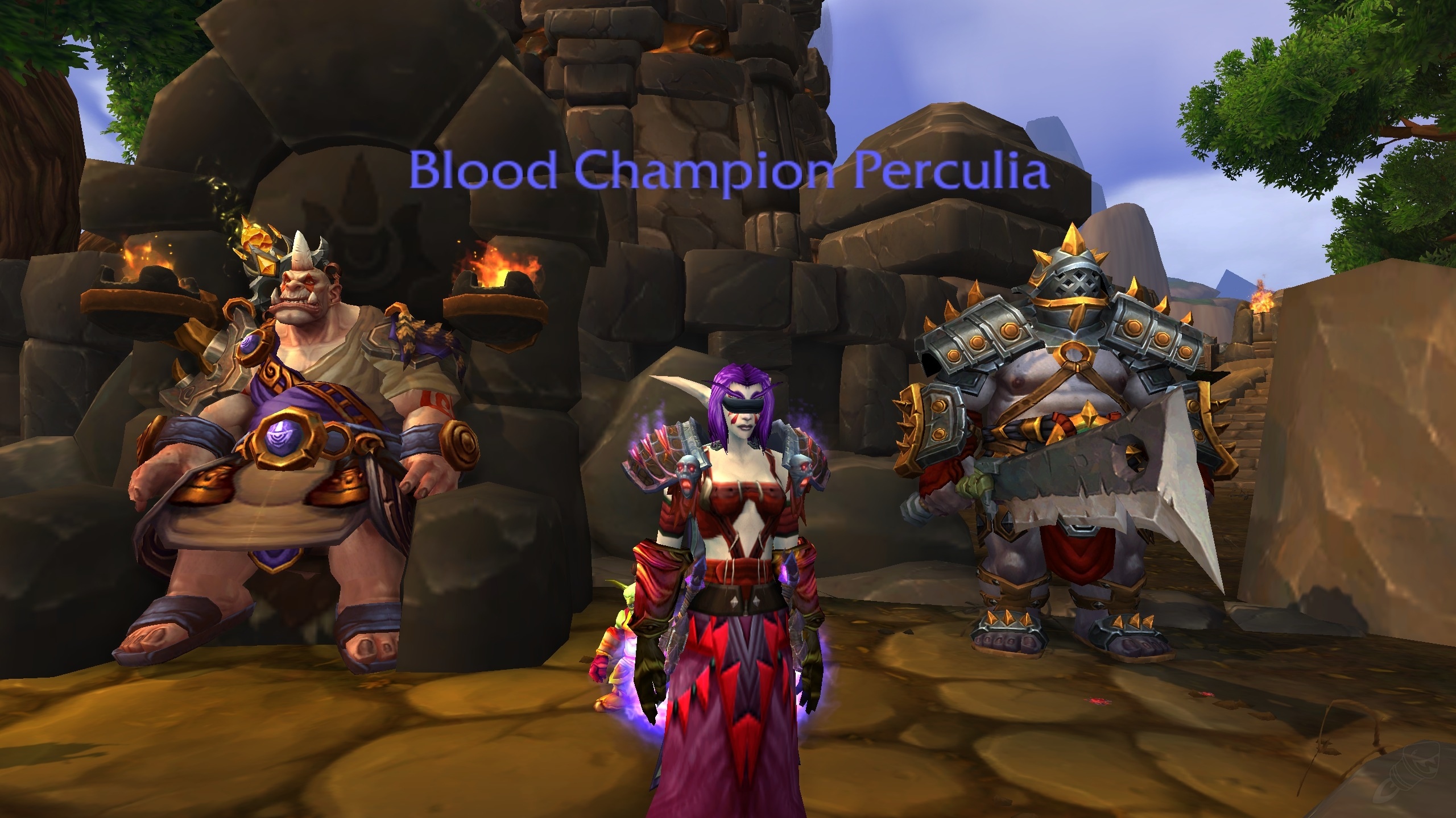 Bære Sygeplejeskole på Blood Champion %s - Title - World of Warcraft