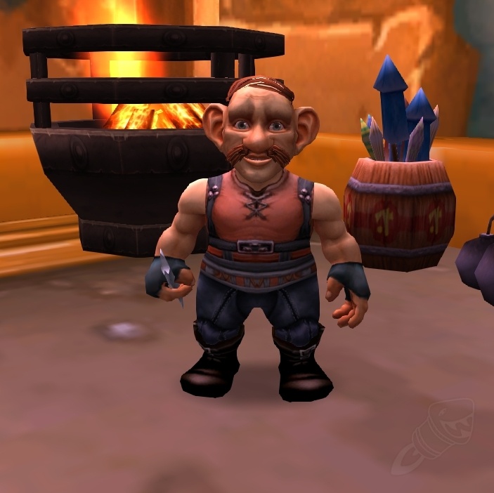Gearcutter Cogspinner NPC World of Warcraft