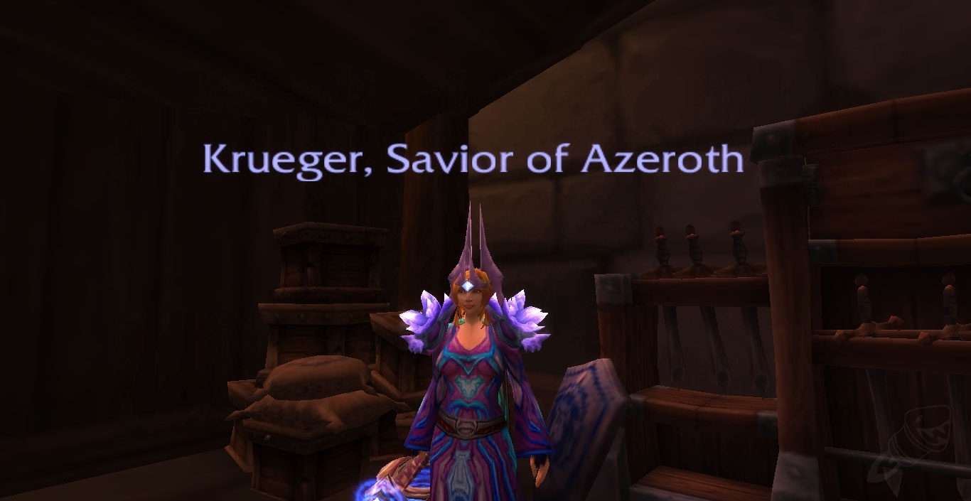 mikrofon fløjte tælle s, Savior of Azeroth - Title - World of Warcraft