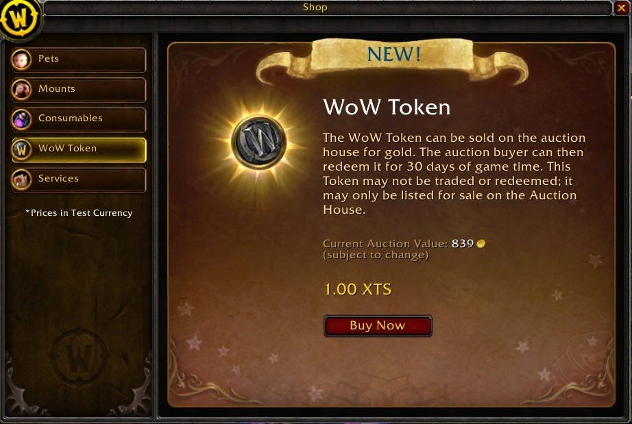 Blizzard Introduces the WoW Token: Exchange Gold and Game Time