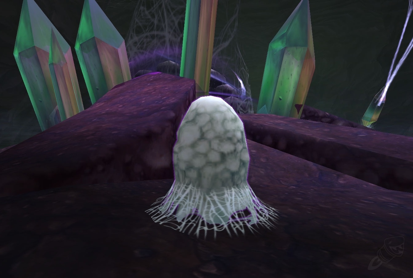 Curious Deathweb Egg Object World of Warcraft