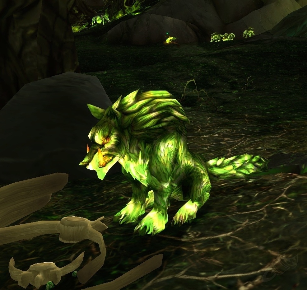 Lupo Vilvincolato - PNG - World of Warcraft, image size:987x932