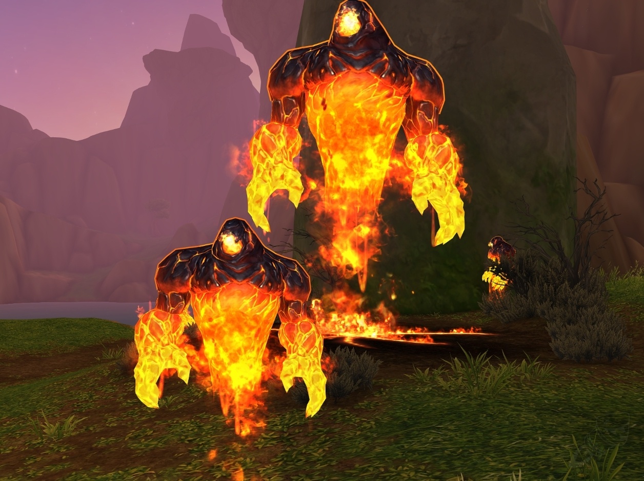 Fire Spirit NPC World Of Warcraft