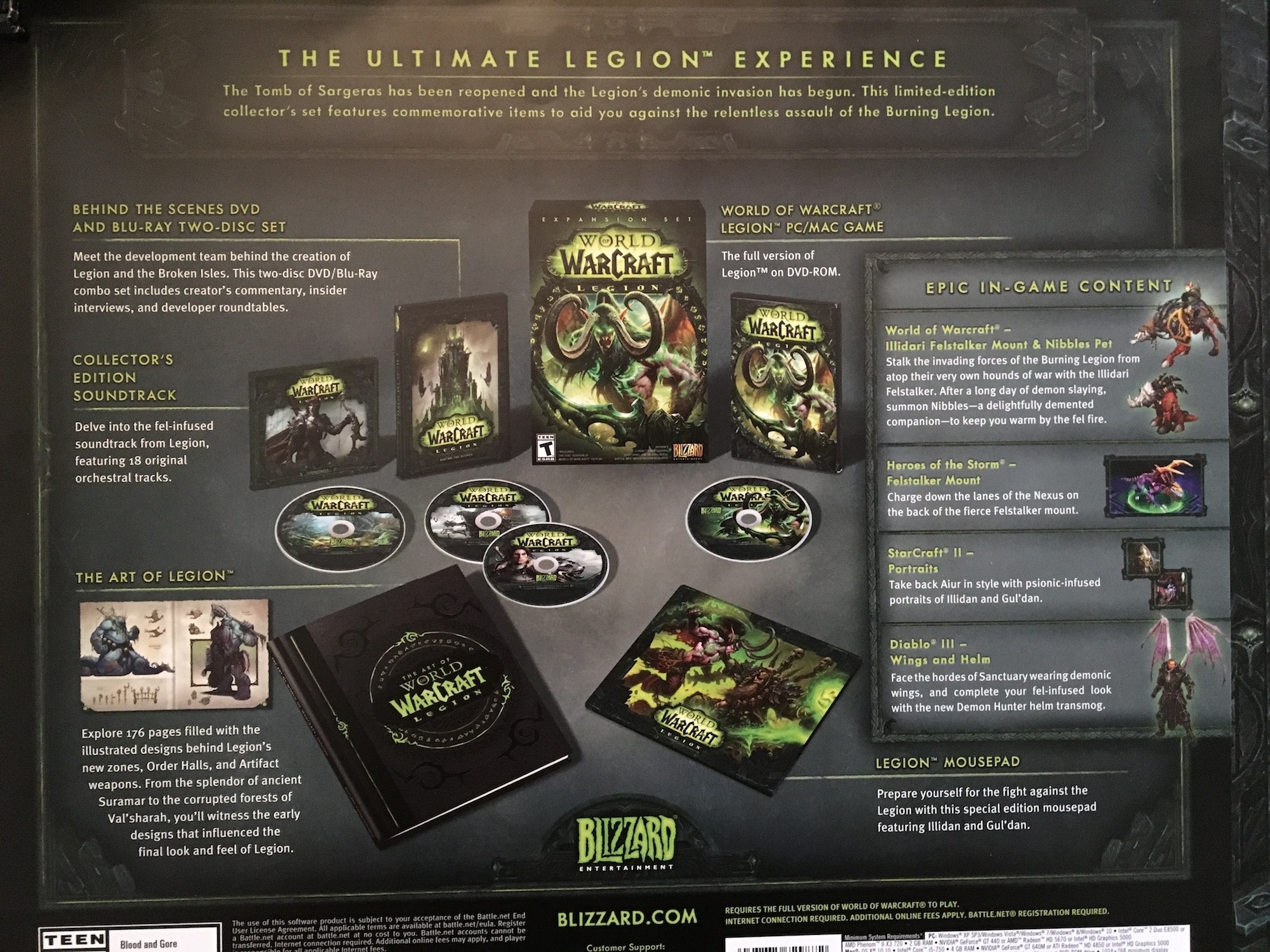 Legion Collector's Edition Unboxing and BlizzCon Virtual Ticket