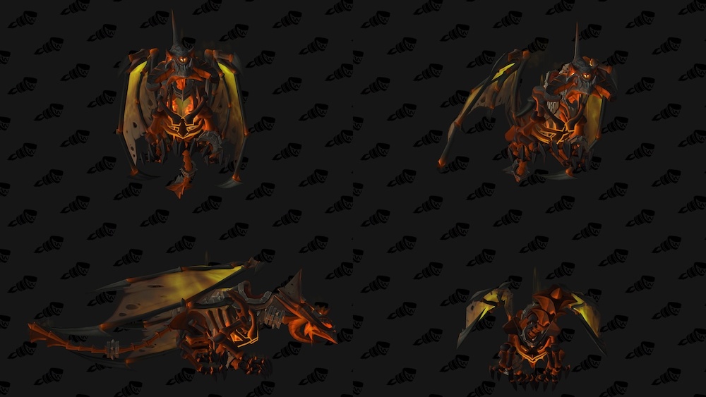 How winged steed (DK Mount) looked in Wotlk beta : r/wow