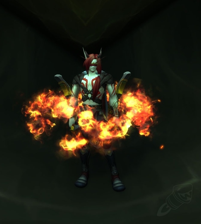 Glifo Fiamme Crepitanti Magia World of Warcraft