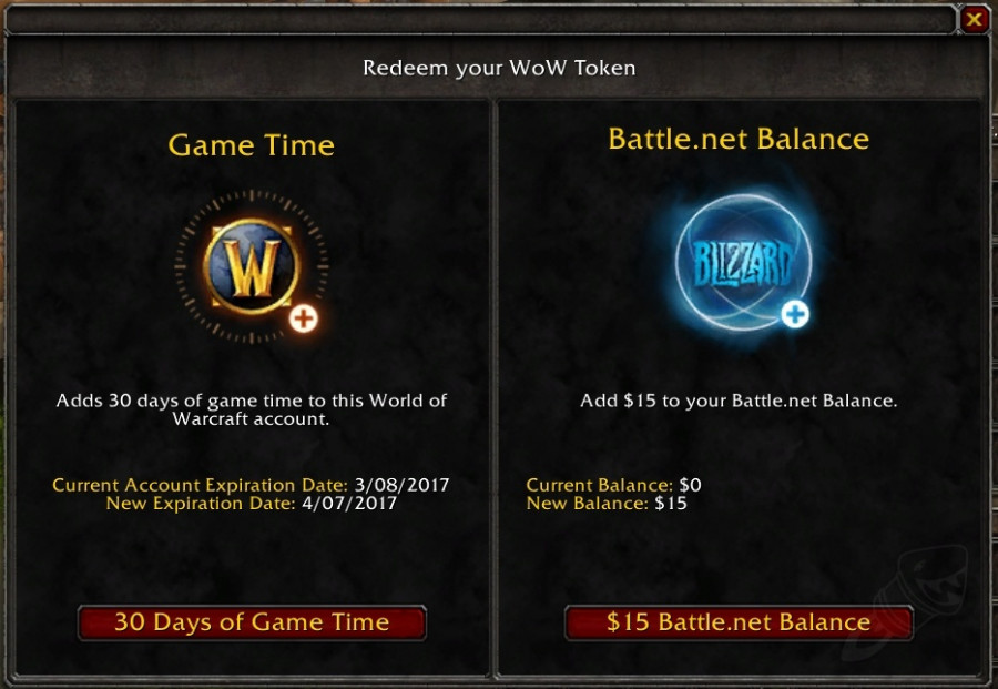 Гайд по получению и продаже жетона WoW