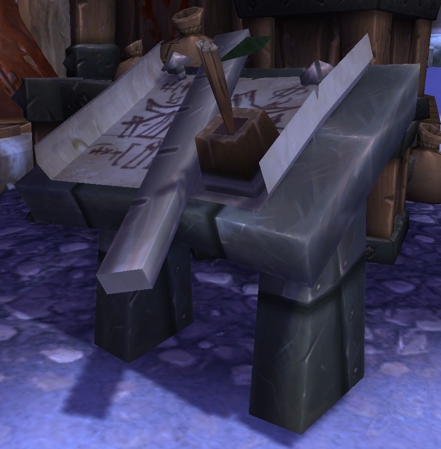 Architect Table NPC World of Warcraft