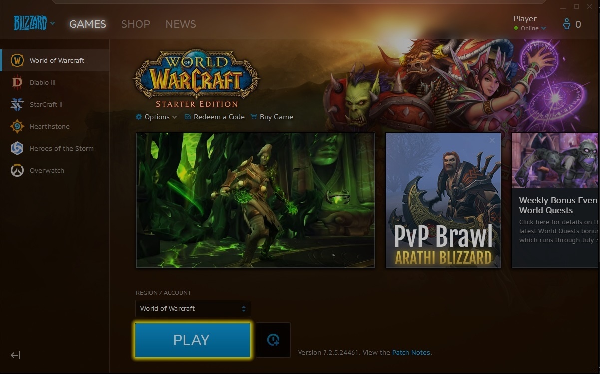 where is world of warcraft installed