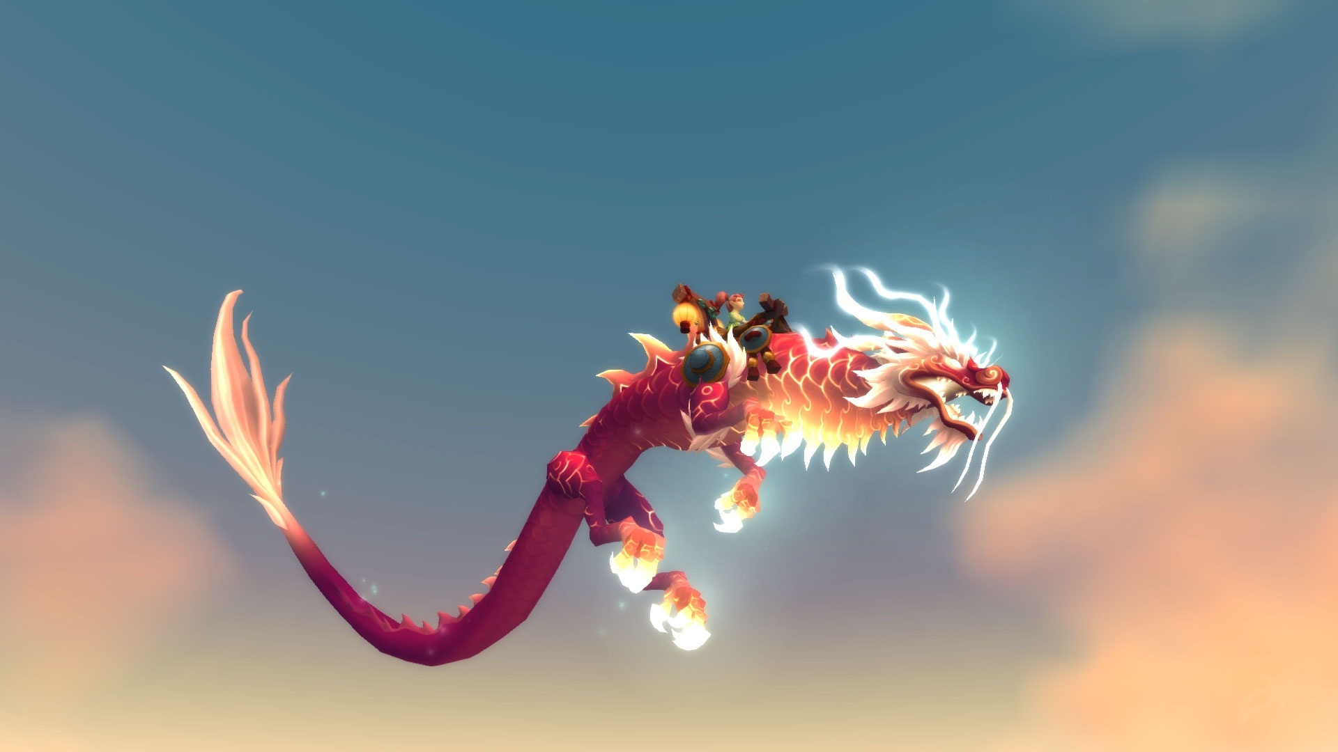 Glory Of The Pandaria Raider Mount Reins of the Heavenly Crimson Cloud Serpent 