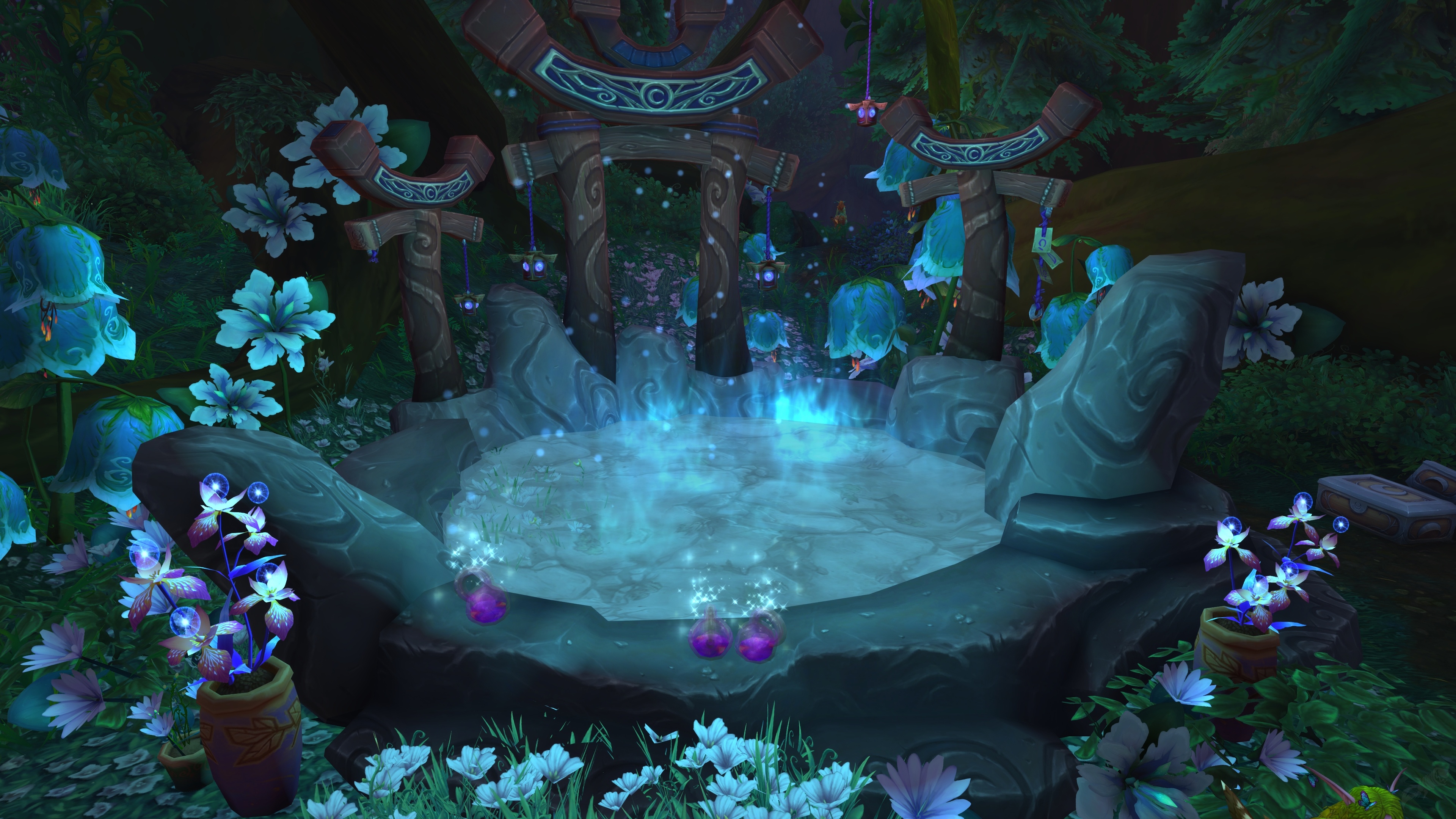 Fill a Vial of Moonwell Water and locate Lea Stonepaw within Grizzly Hills....