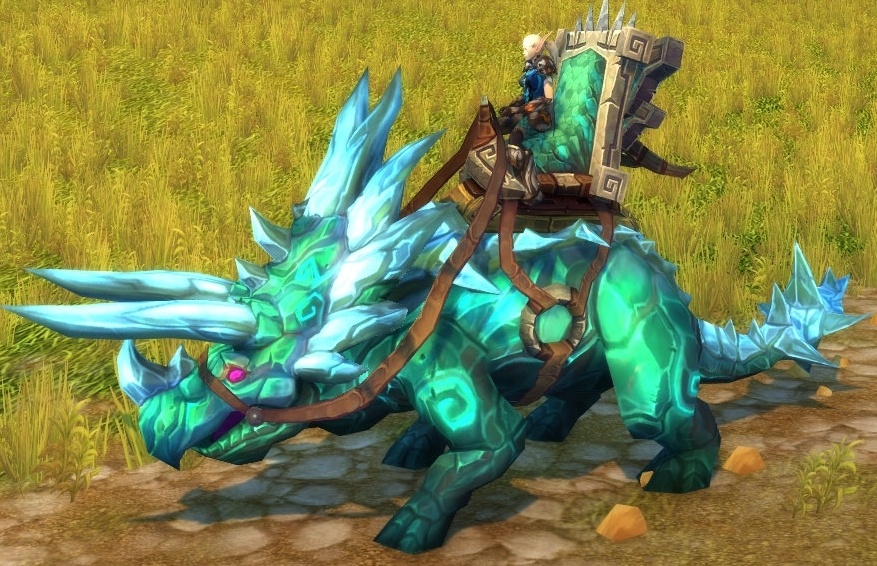 Reins of the Jade Primordial Direhorn - Item - World of Warcraft