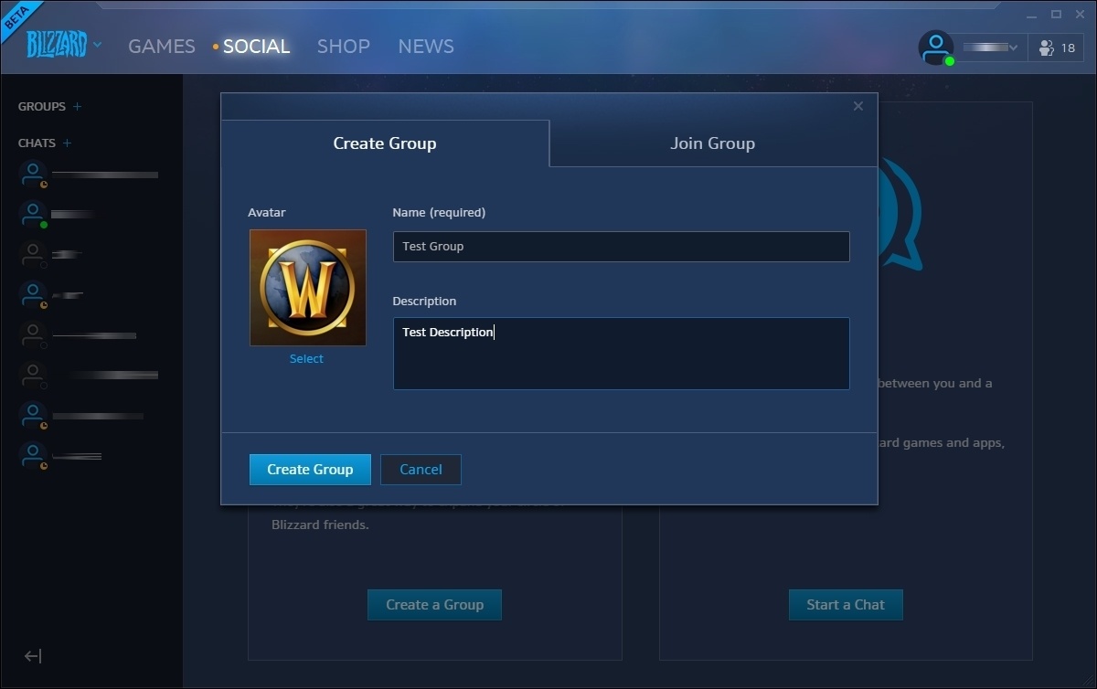 Chat voice blizzard connecting social not How to