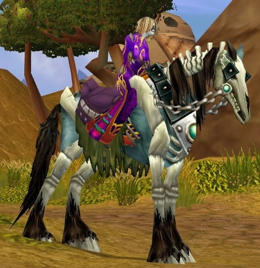 Blue Skeletal Horse Spell World of Warcraft