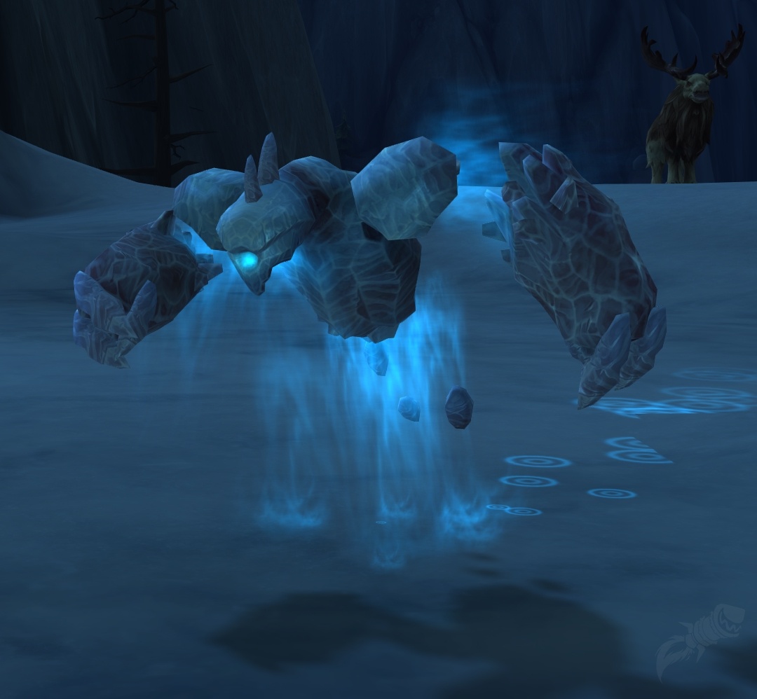 Disturbed Frost Elemental NPC World of Warcraft
