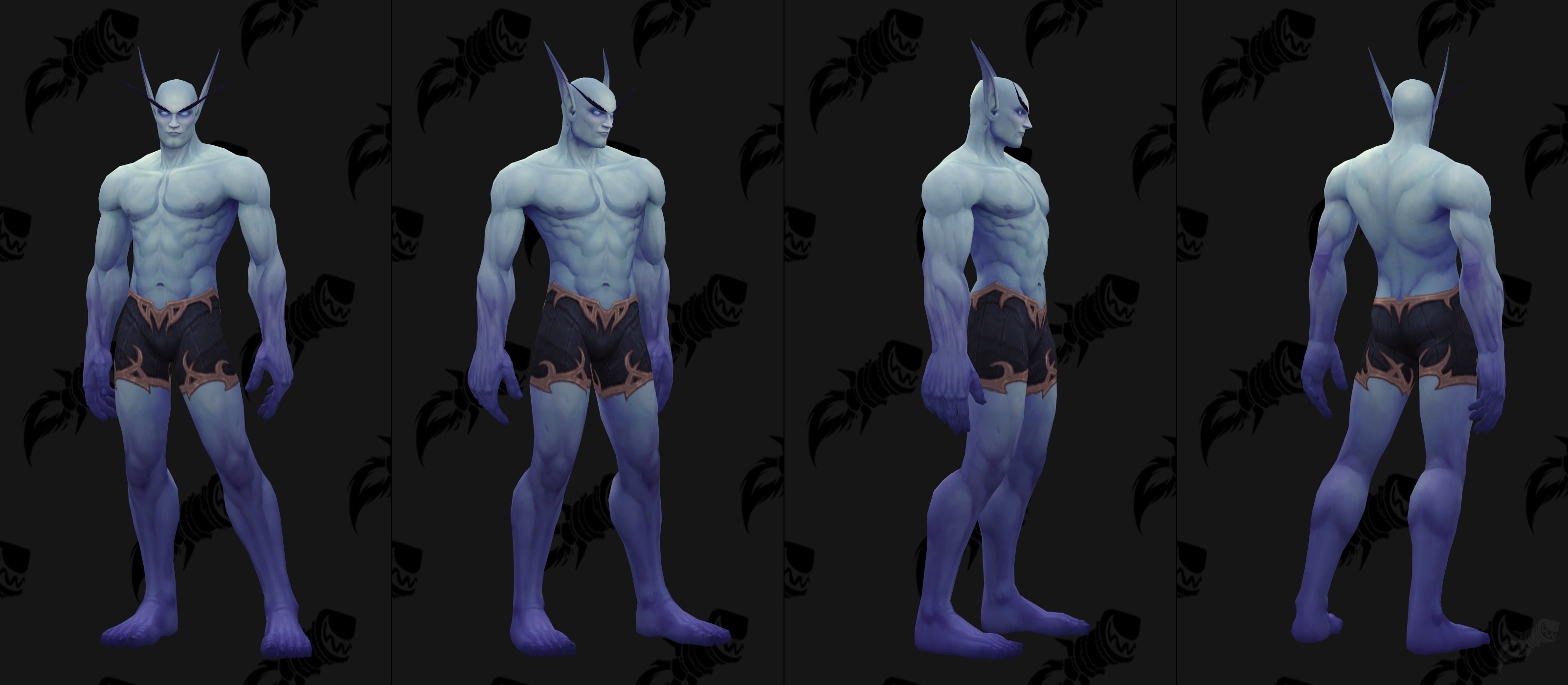 Void Elf Male And Female Allied Race Customization Options