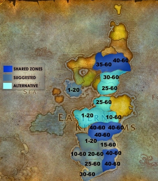 WoW 1-60 Powerleveling Horde Guide: 50-60 Leveling