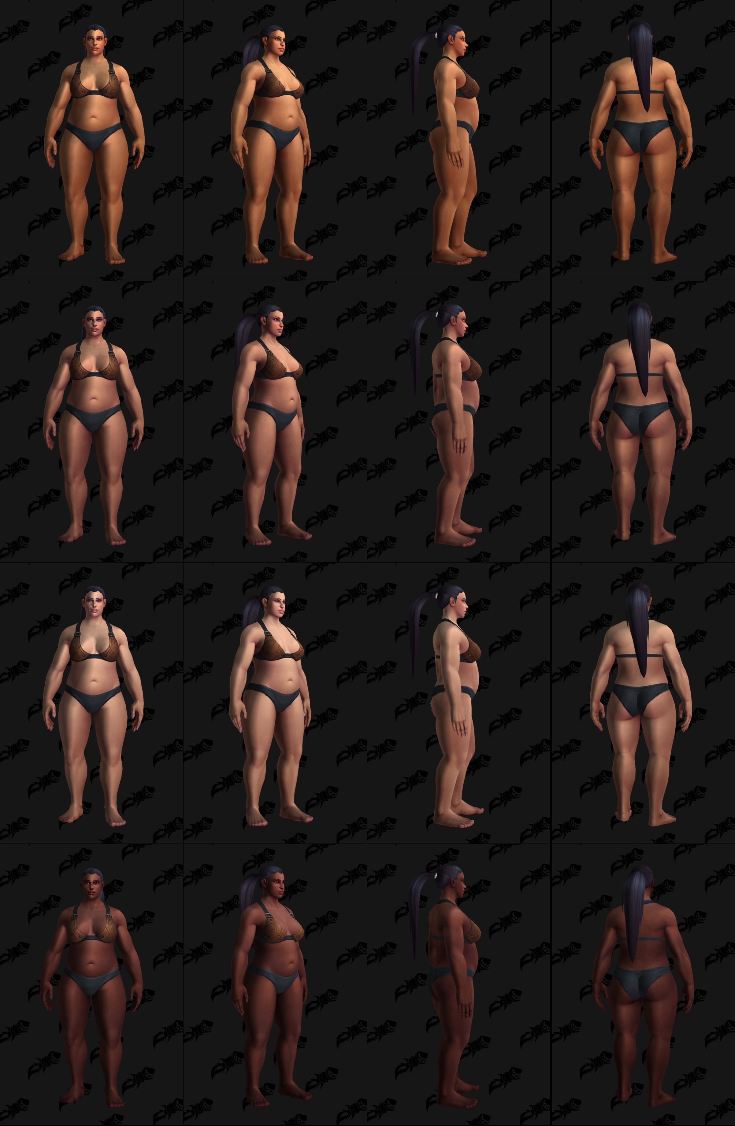 Kul Tiran and Thin Human Customization Options - Новости Wowhead