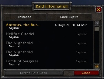 Lockouts Resets in World of Warcraft - Guides -