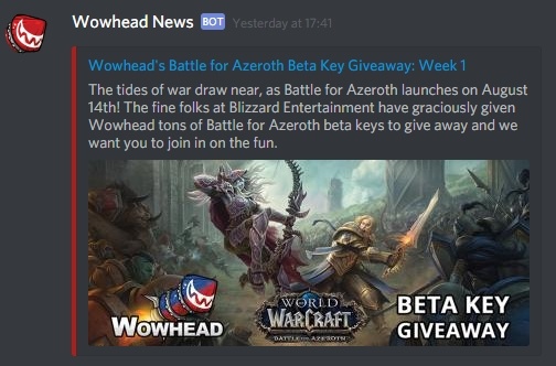 Warcraft Discord Servers Community Overview - Wowhead