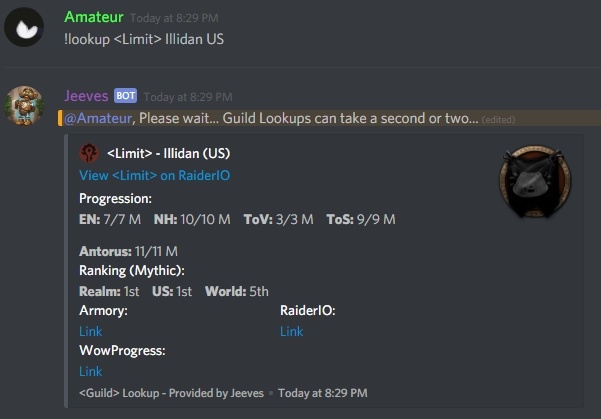 Jeeves Discord Bot 3 1 Update Wowhead News