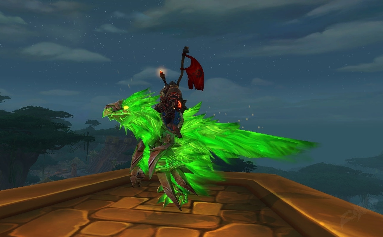 green fire hawk mount