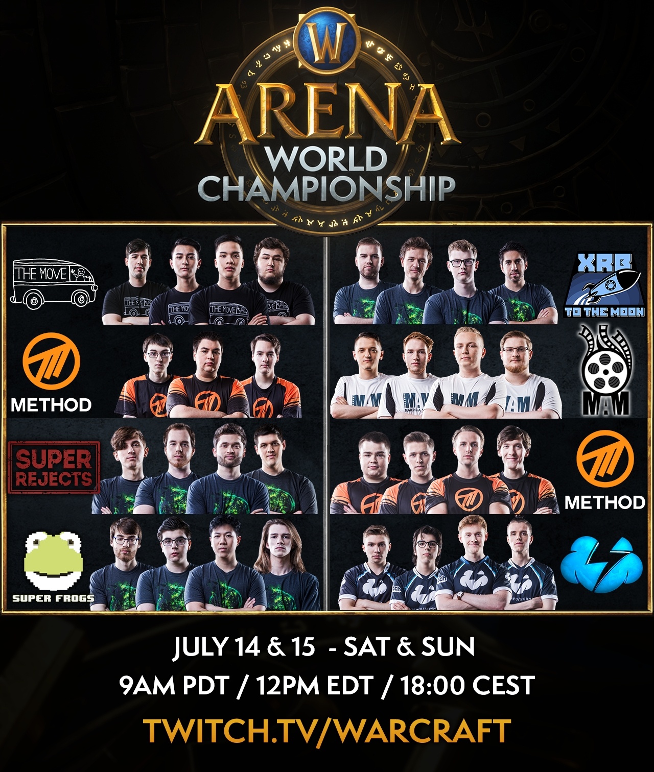 AWC 2018 Teams