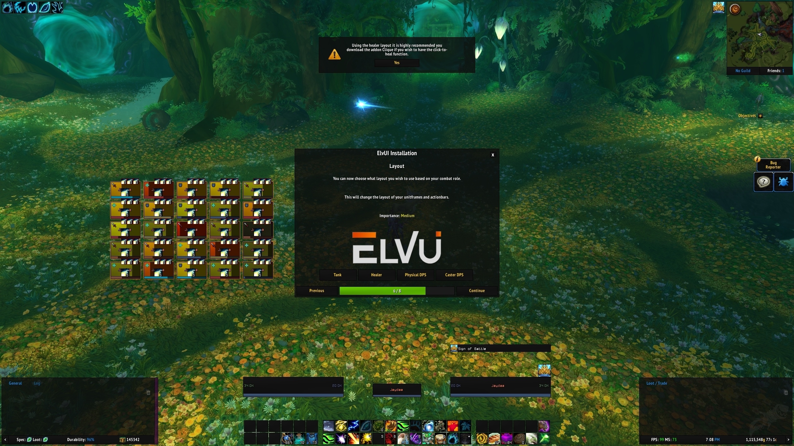 Elvui download profiles