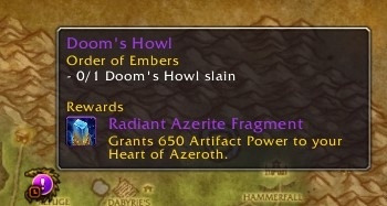 how to open up world quests bfa