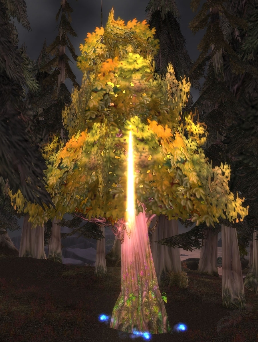 Marked Tree NPC World of Warcraft