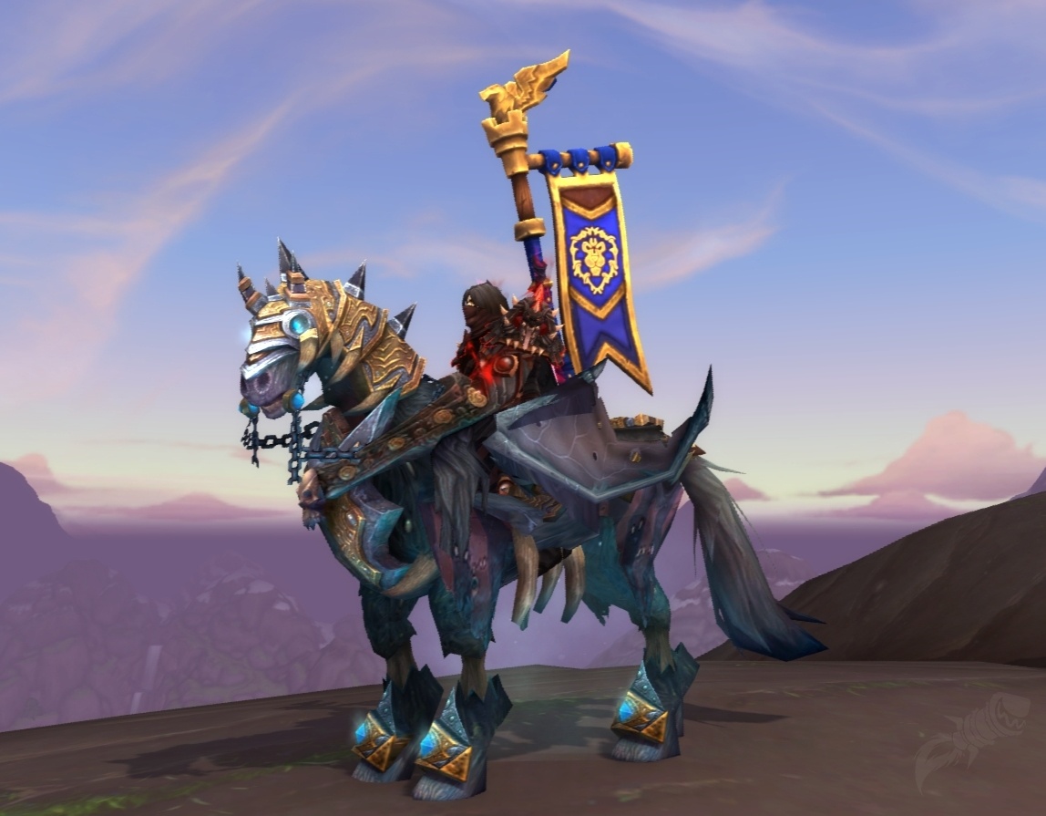 How winged steed (DK Mount) looked in Wotlk beta : r/wow